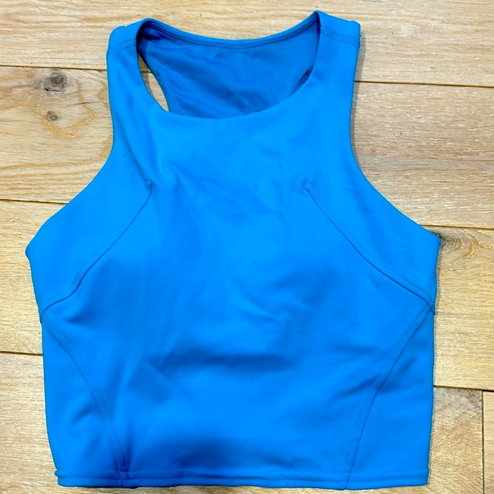 Blue Lululemon align High-neck tank top